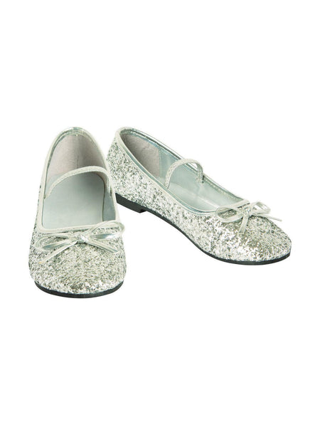 Silver Ballet Girls Shoe