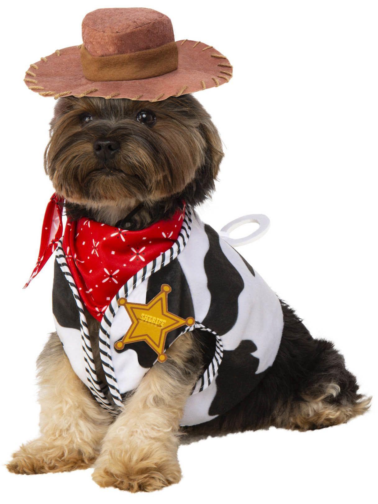 Toy Story Woody Pet Vest, Headpiece and Bandana - costumes.com