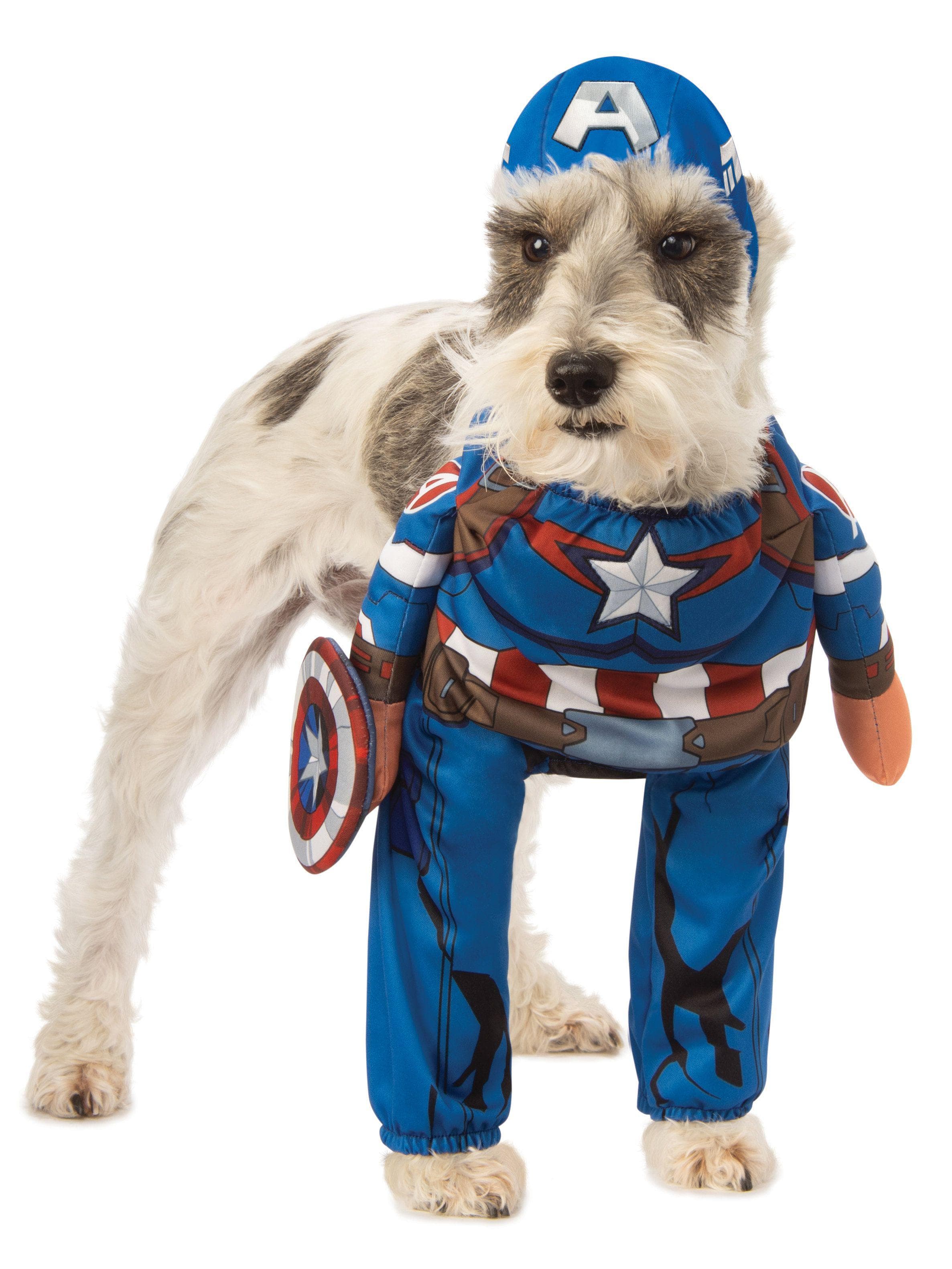 Avengers Captain America Walking Pet Costume - costumes.com