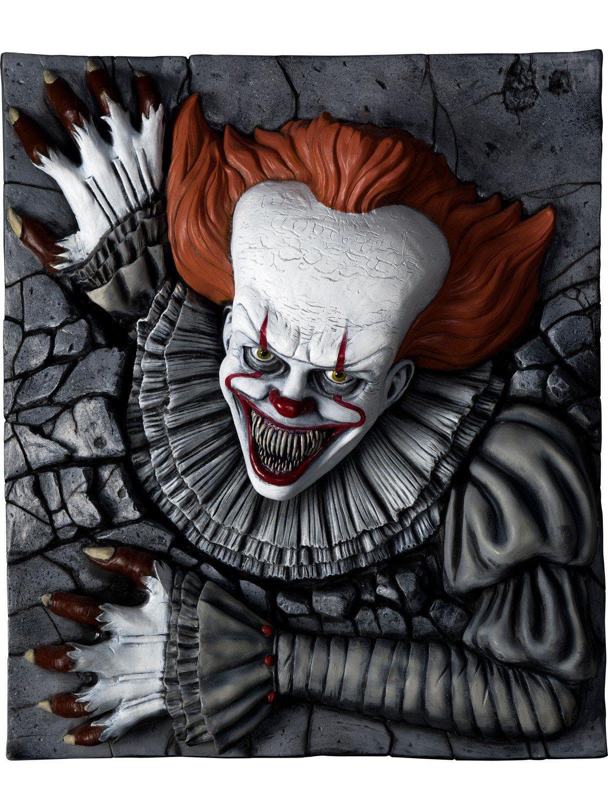 37-inch IT Pennywise Wall Breaker Decoration - costumes.com