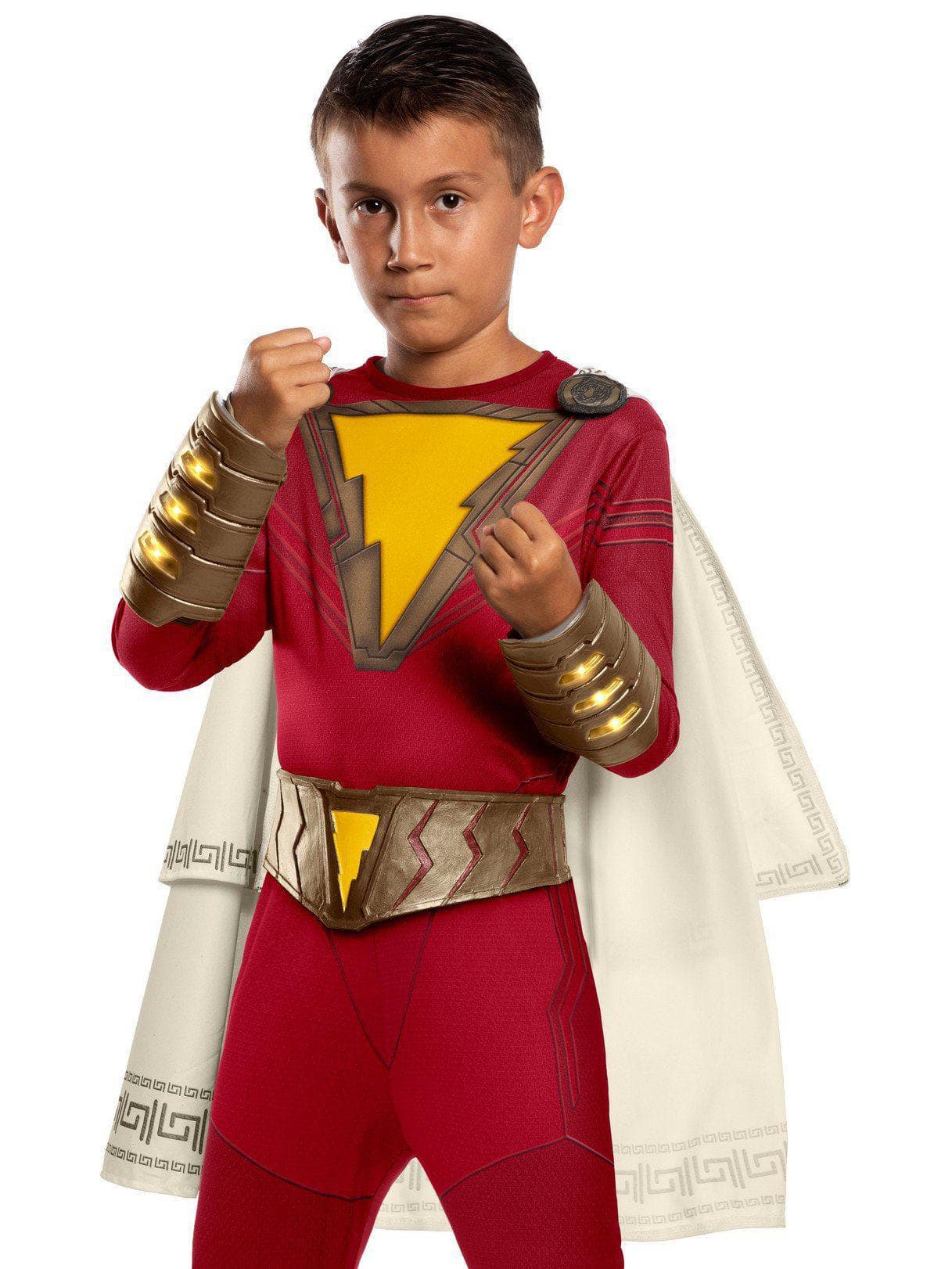 Kids' DC Comics Shazam Light Up Gauntlets and Belt - costumes.com