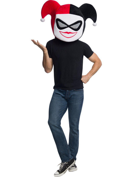 Adult DC Comics Super Villains Harley Quinn Mascot Mask