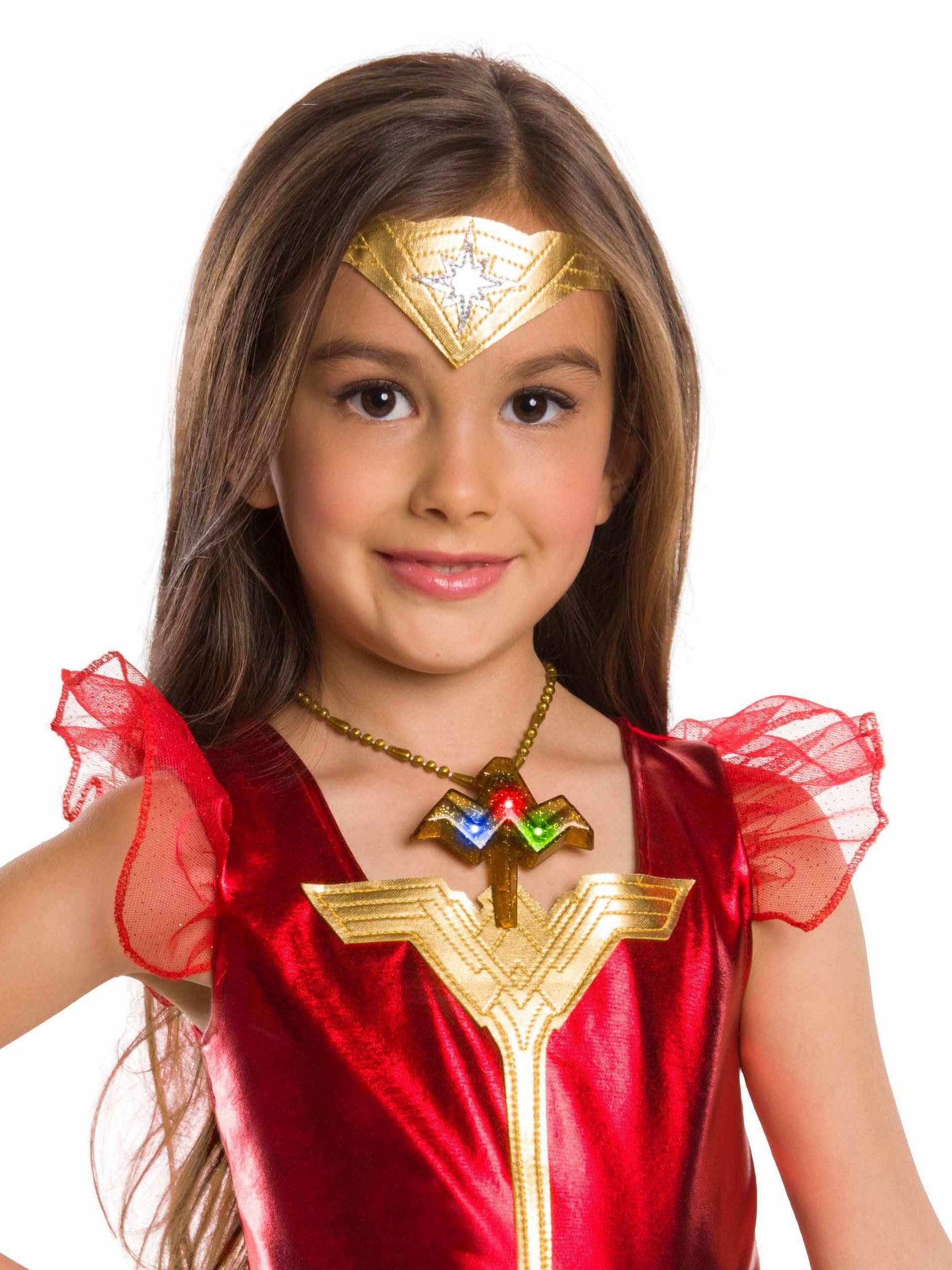 WW2 Movie Wonder Woman Light Up Necklace Child - costumes.com