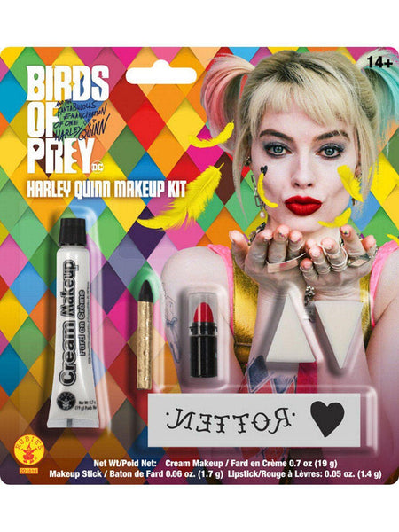 Adult Birds Of Prey Harley Quinn Makeup Set