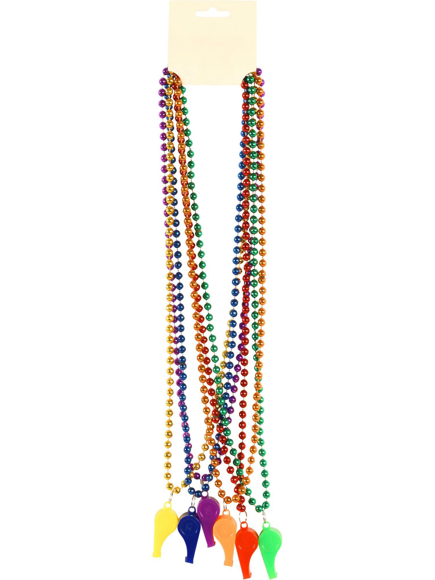 Rainbow Pride Whistle Beads - costumes.com