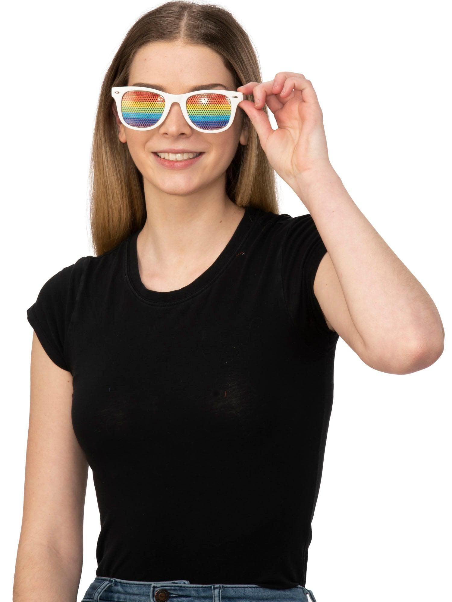 Rainbow Pride Sunglasses - costumes.com