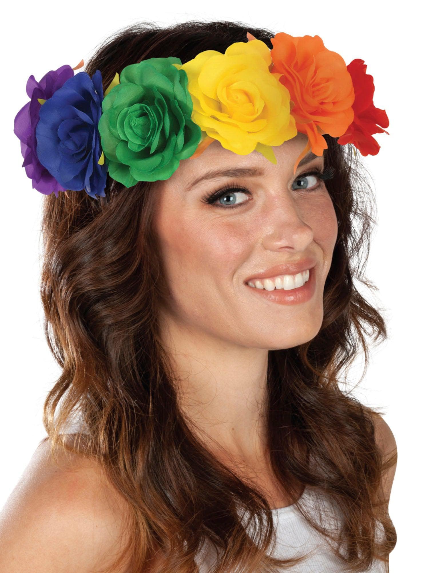Floral Rainbow Headband - costumes.com