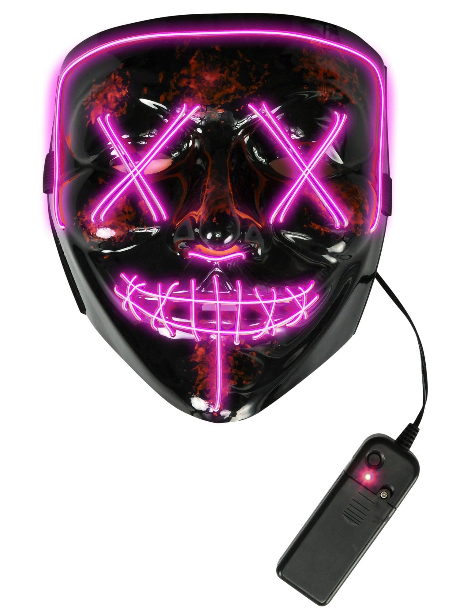 LED Pink Mask - costumes.com