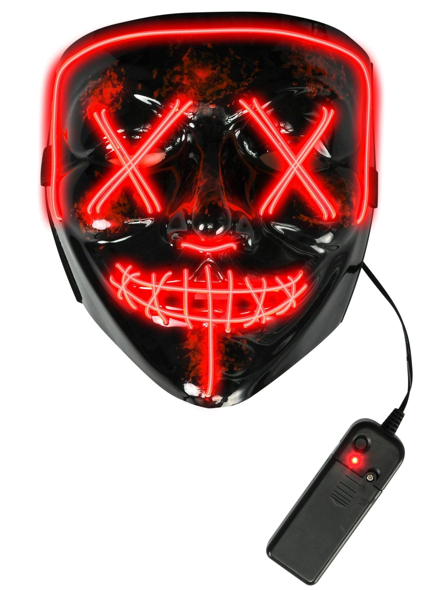 Adult LED Red Mask - costumes.com