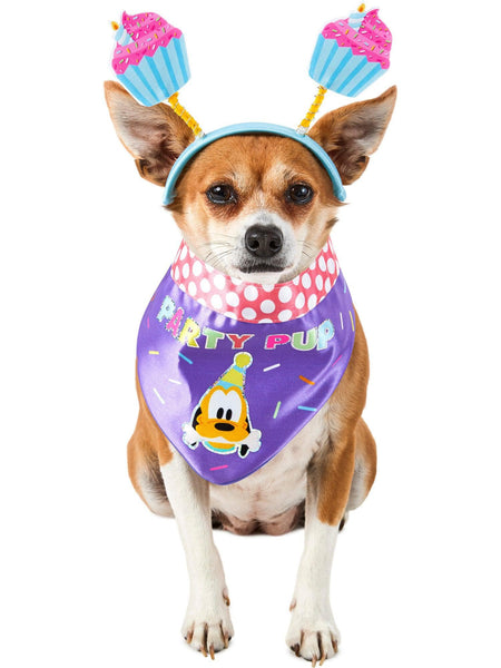 Mickey Mouse Party Pup Pet Headpiece and Bandana