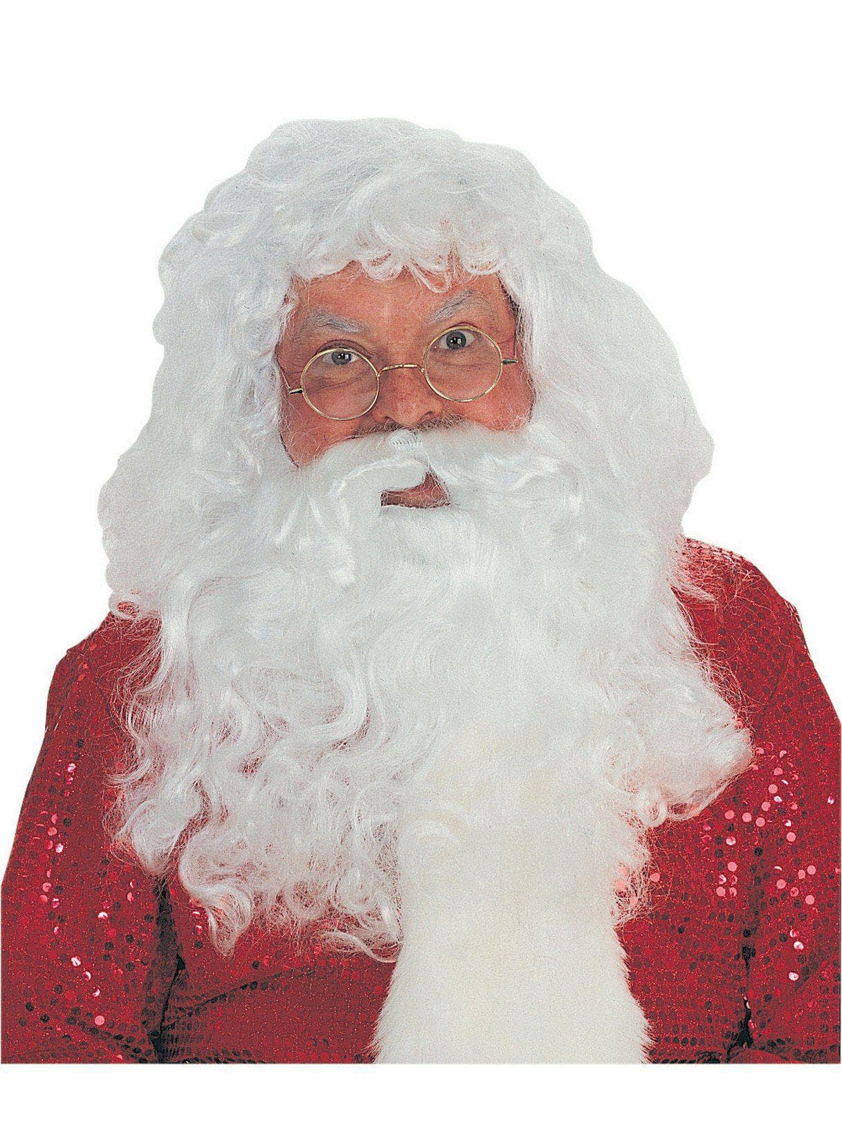 Beard & Wig Santa Deluxe Set - costumes.com