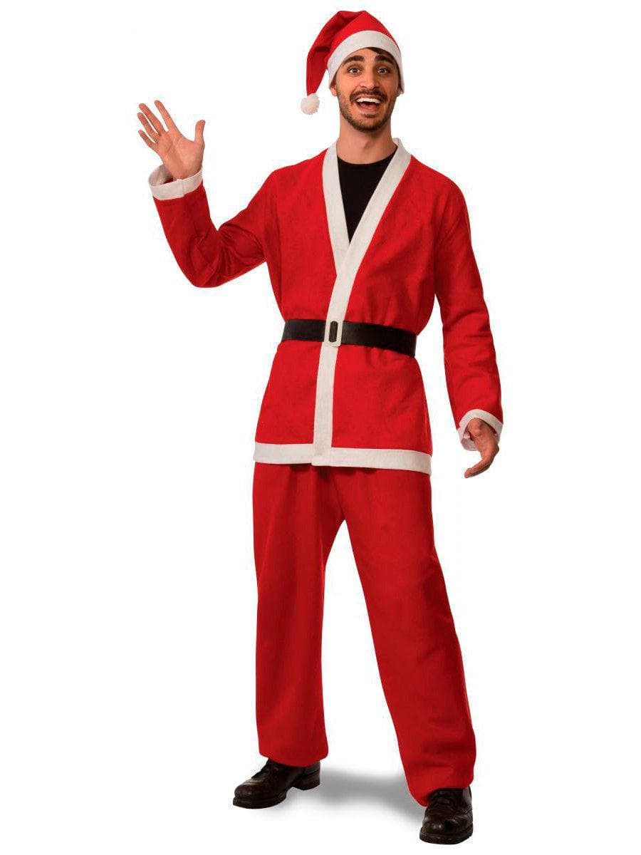 Adult XL Flannel Santa Suit Costume - costumes.com