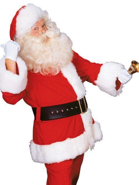 Adult Deluxe Velvet Santa Suit Xl Costume - costumes.com
