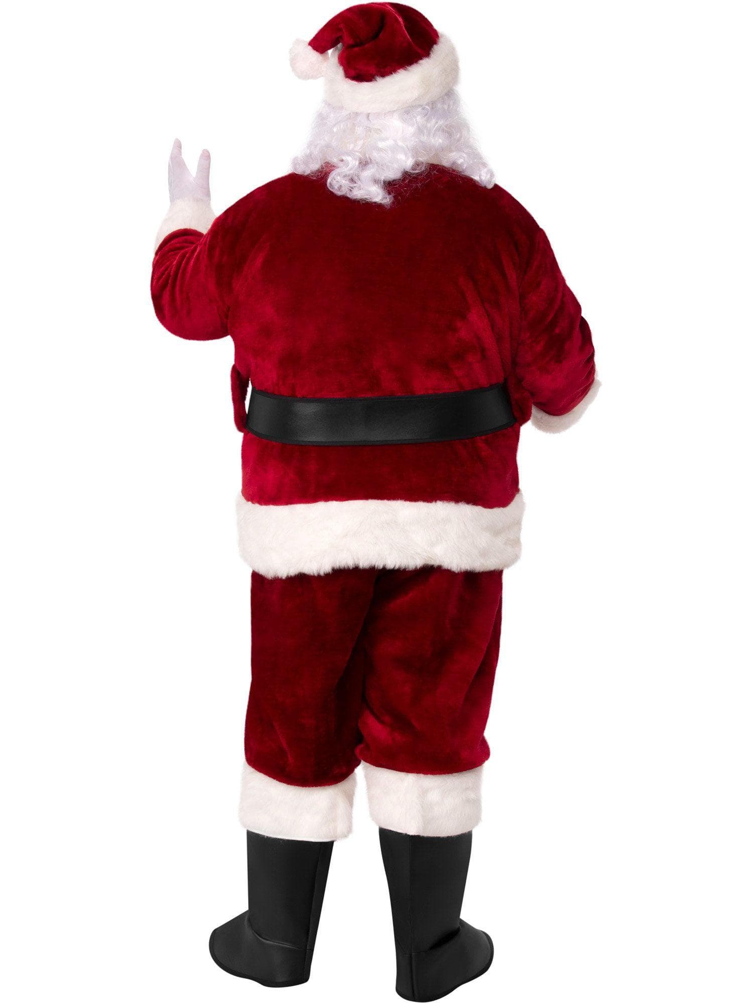 Adult Crimson Imperial X Large Plush Santa Suit Costume - costumes.com