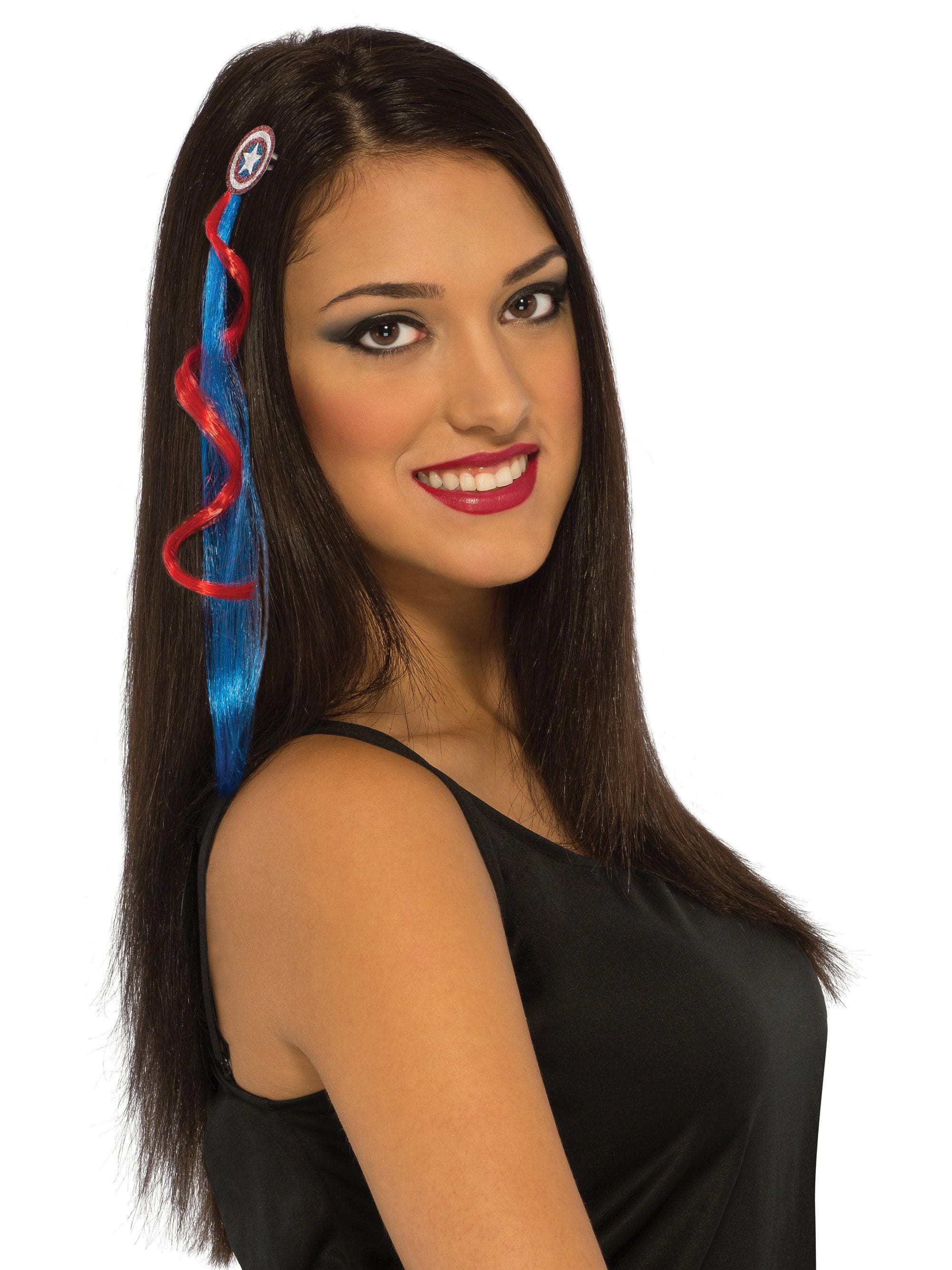 Adult Marvel American Dream Hair Extension - costumes.com