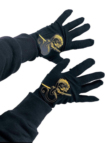 Kids' Black Dragon Ninja Gloves