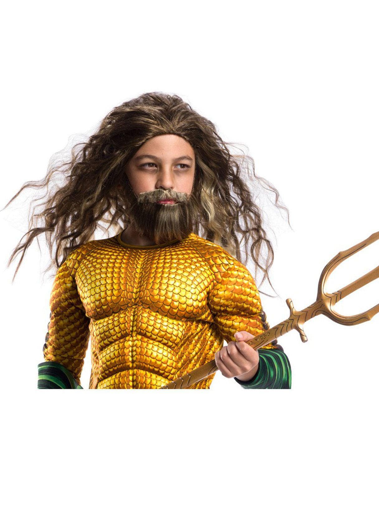 Boys' Aquaman Beard and Wig Set - costumes.com