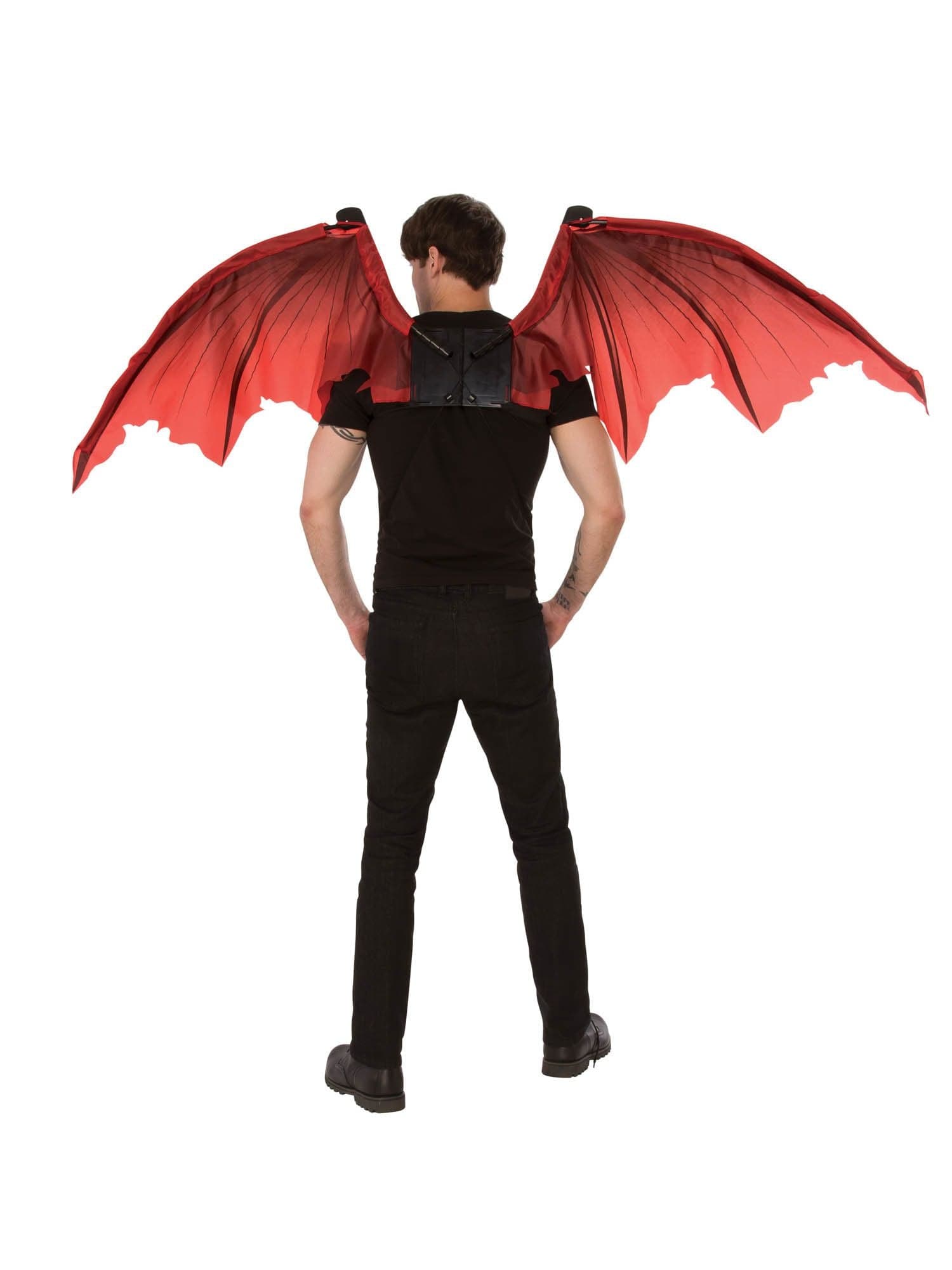 Adult Black and Red Devil Wings - costumes.com