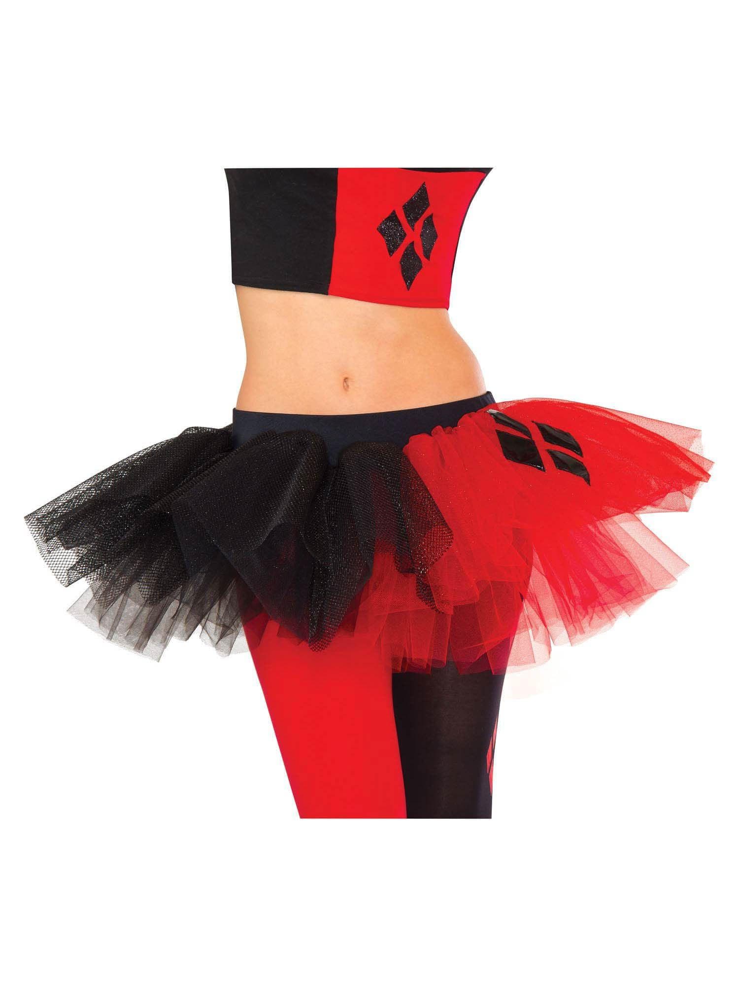 Women's Black and Red DC Comics Harley Quinn Tutu - costumes.com