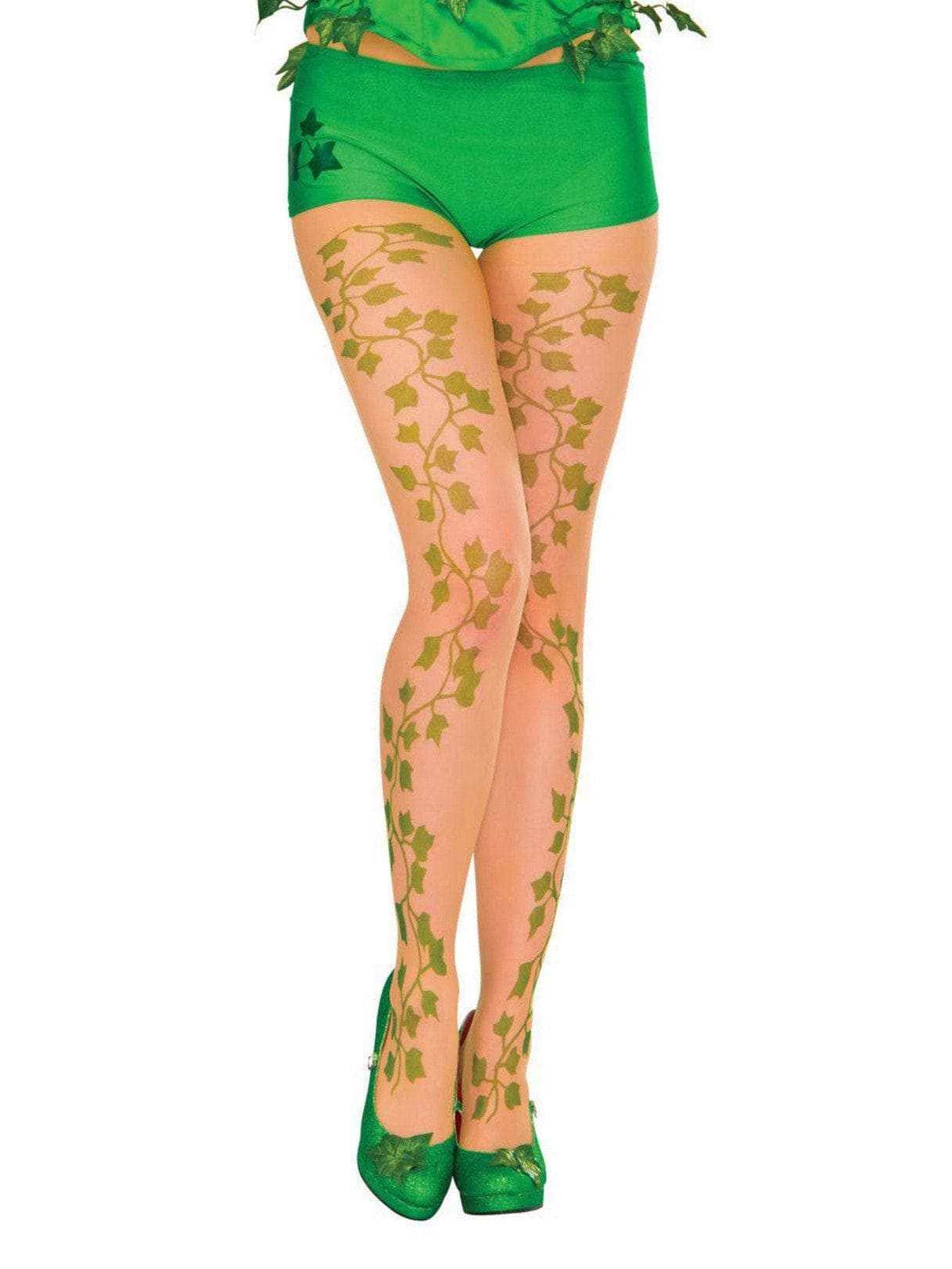 Adult Printed Poison Ivy Tights - costumes.com