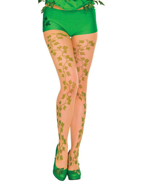 Adult Printed Poison Ivy Tights