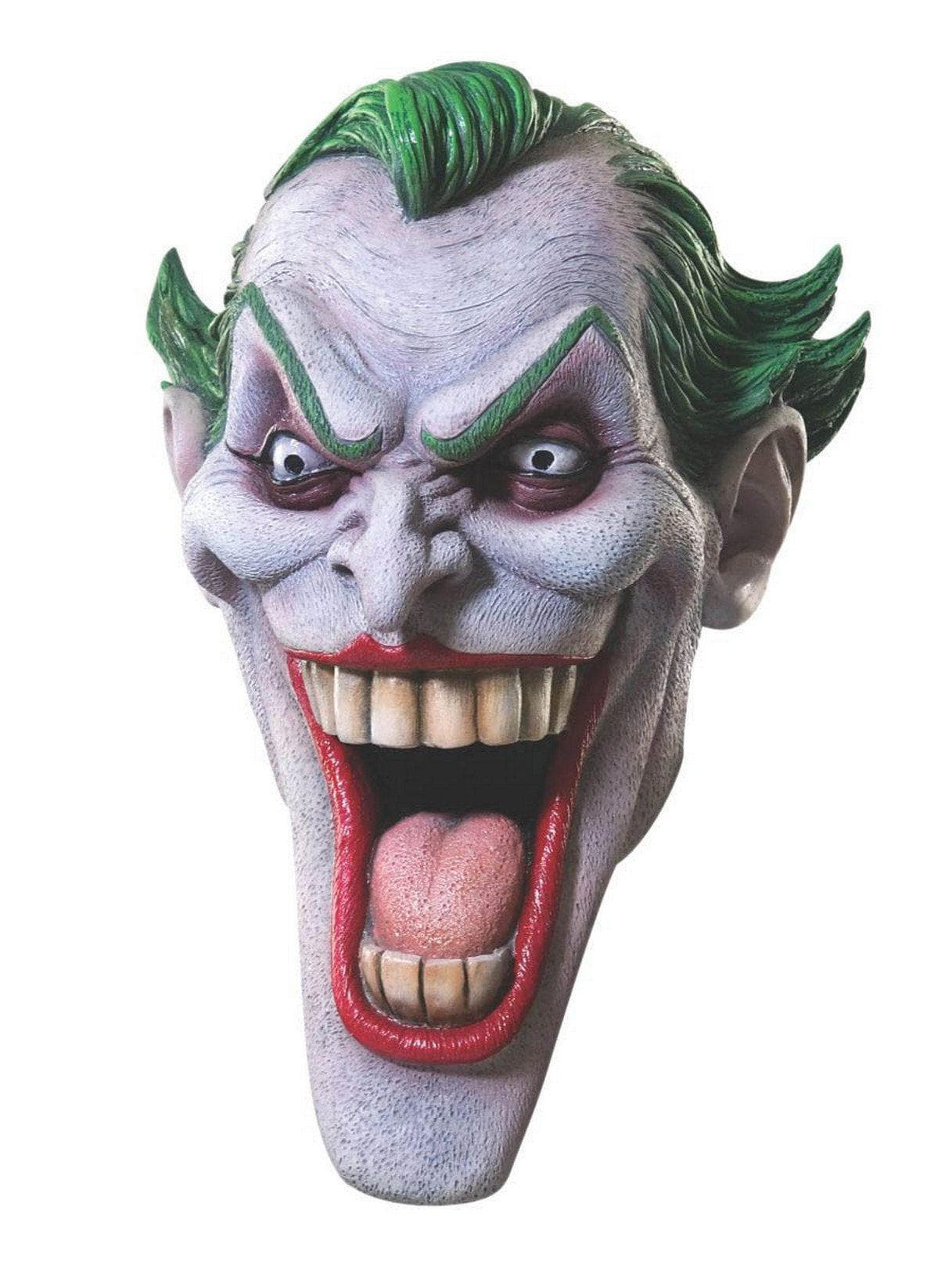 Men's Batman The Joker Overhead Latex Mask - costumes.com