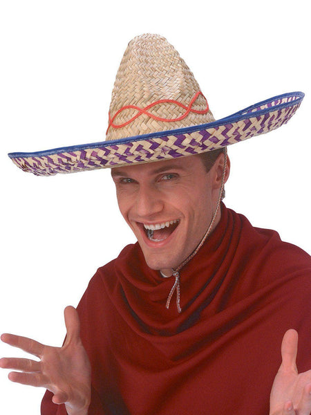 Adult Sombrero Inspired Straw Hat