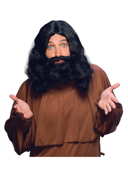 Biblical Mens Beard & Wig Set