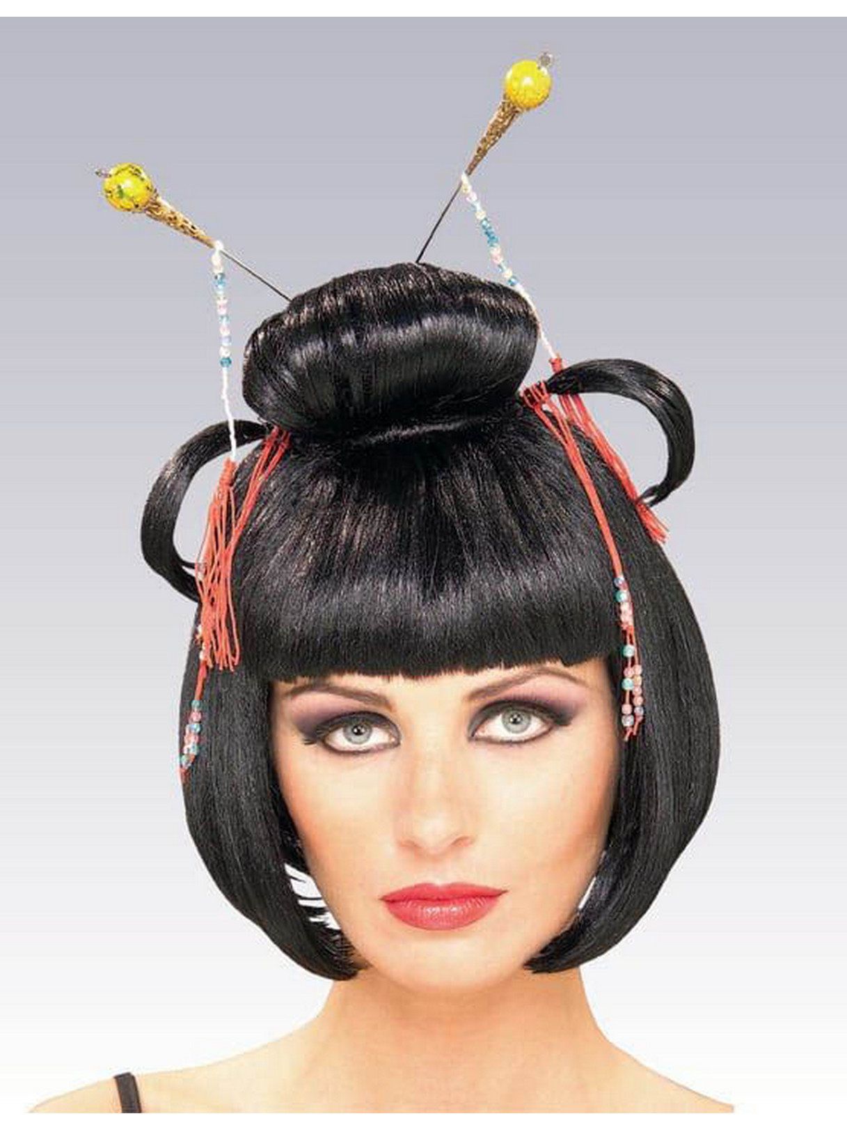 Women's Elegant Geisha-Inspired Wig - costumes.com