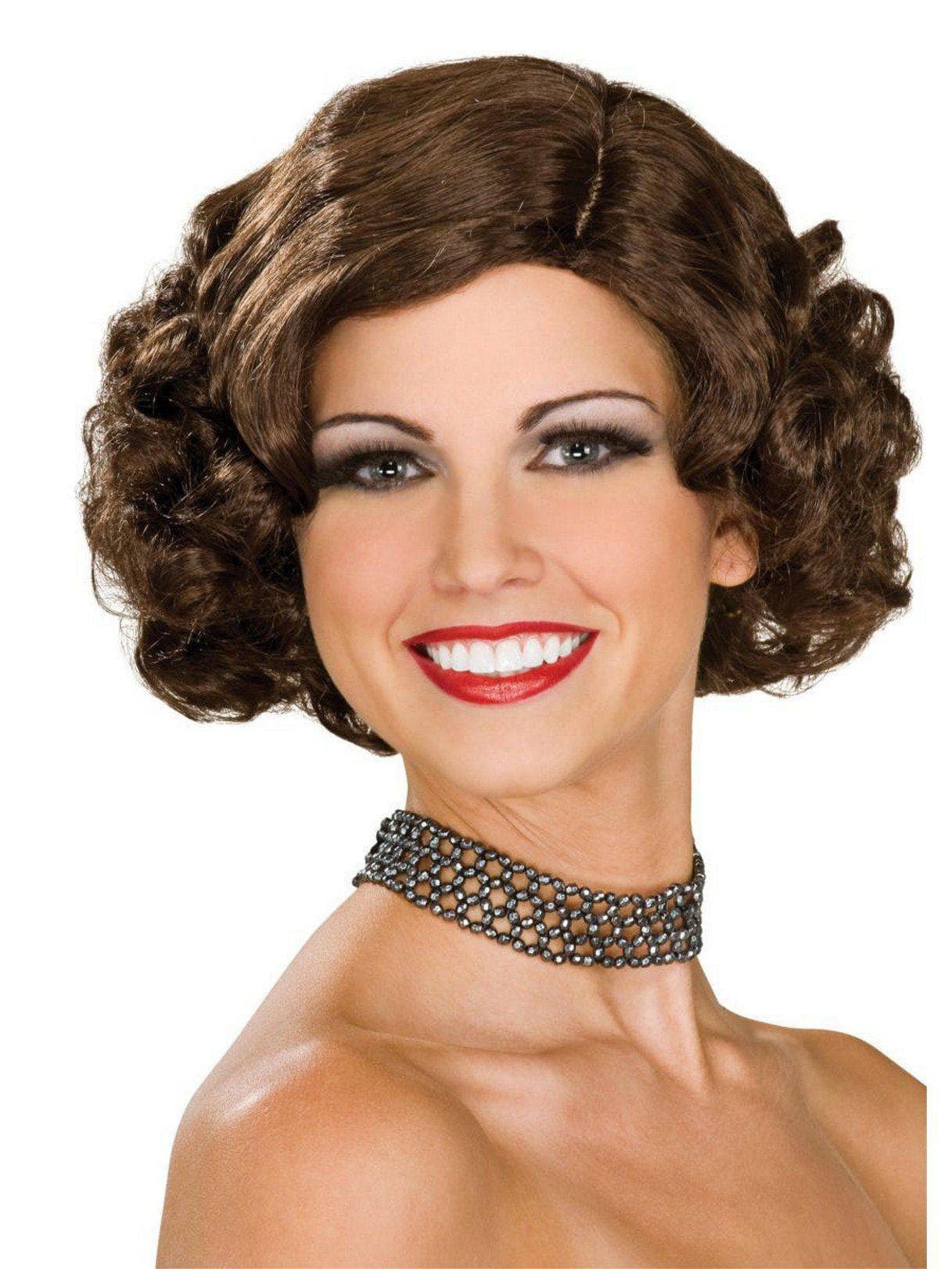 Women's Brown Flapper Wig - costumes.com