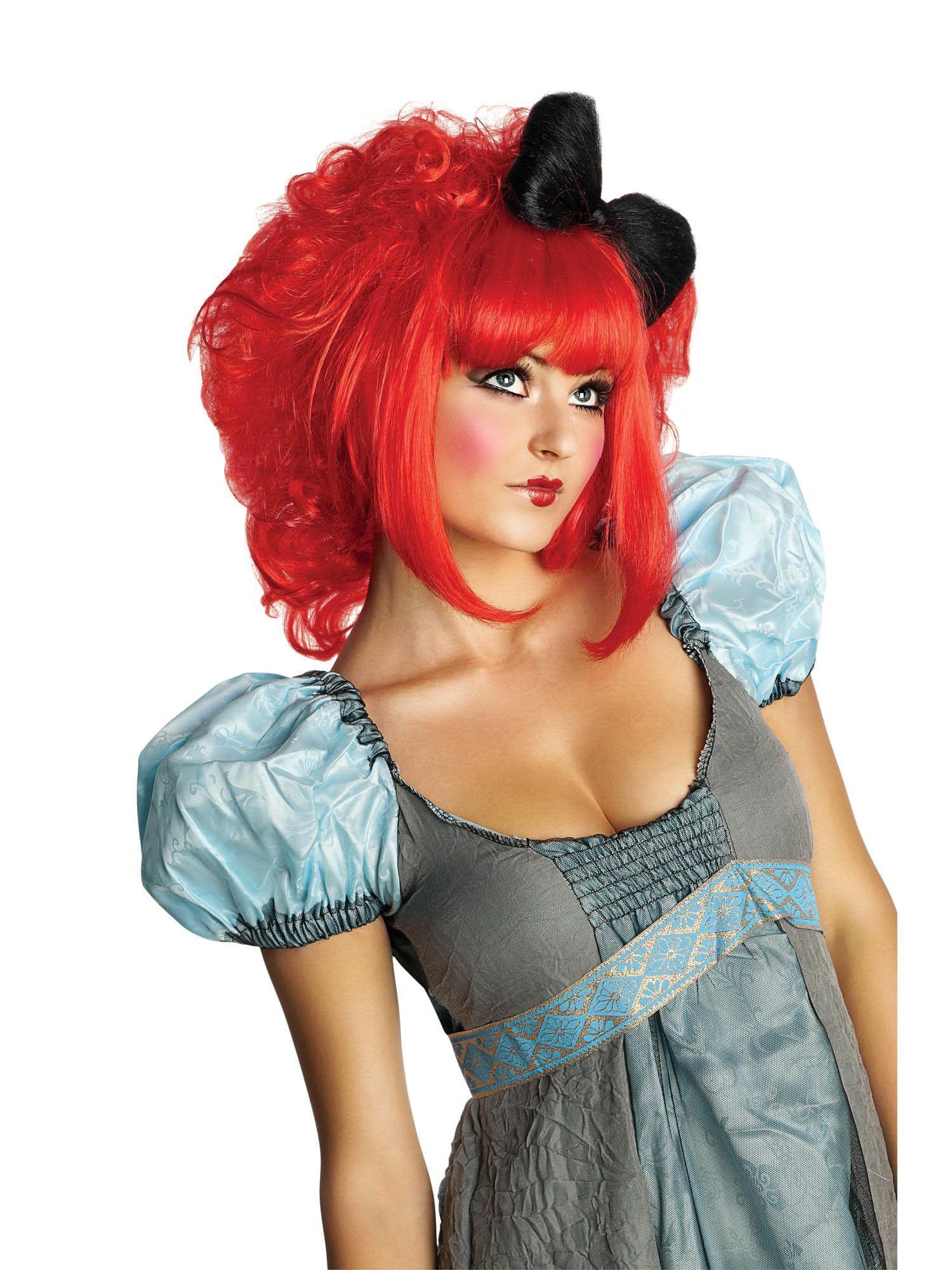 Red Cute Doll Wig - costumes.com