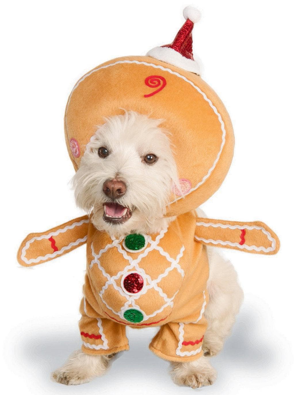 Pet Gingerbread Man Costume - costumes.com