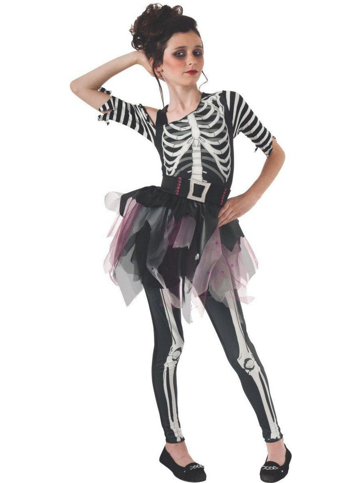 Kids Skelee Ballerina Costume - costumes.com