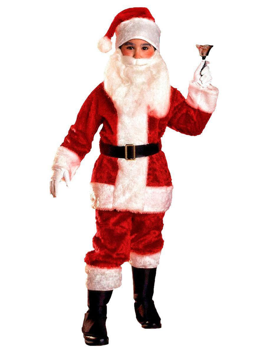 Kids Plush Santa Suit Costume - costumes.com