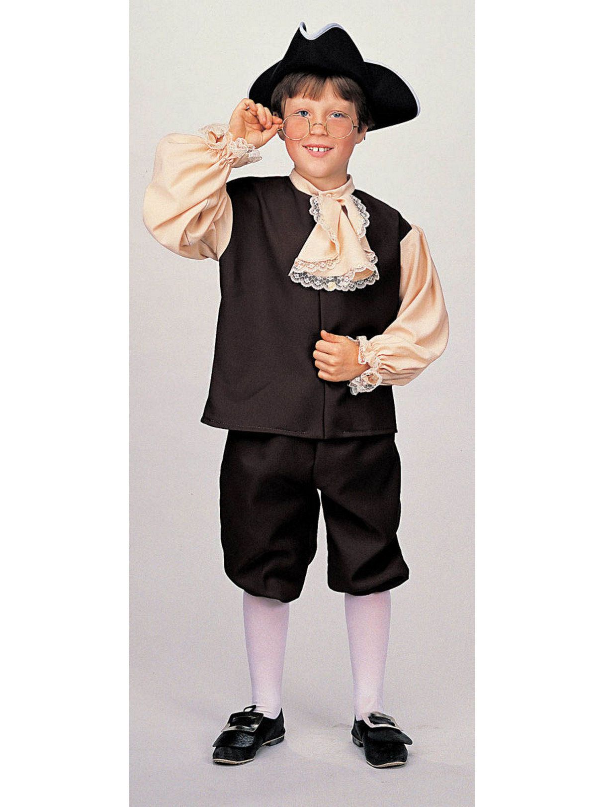 Boys' Brown Colonial Costume - costumes.com