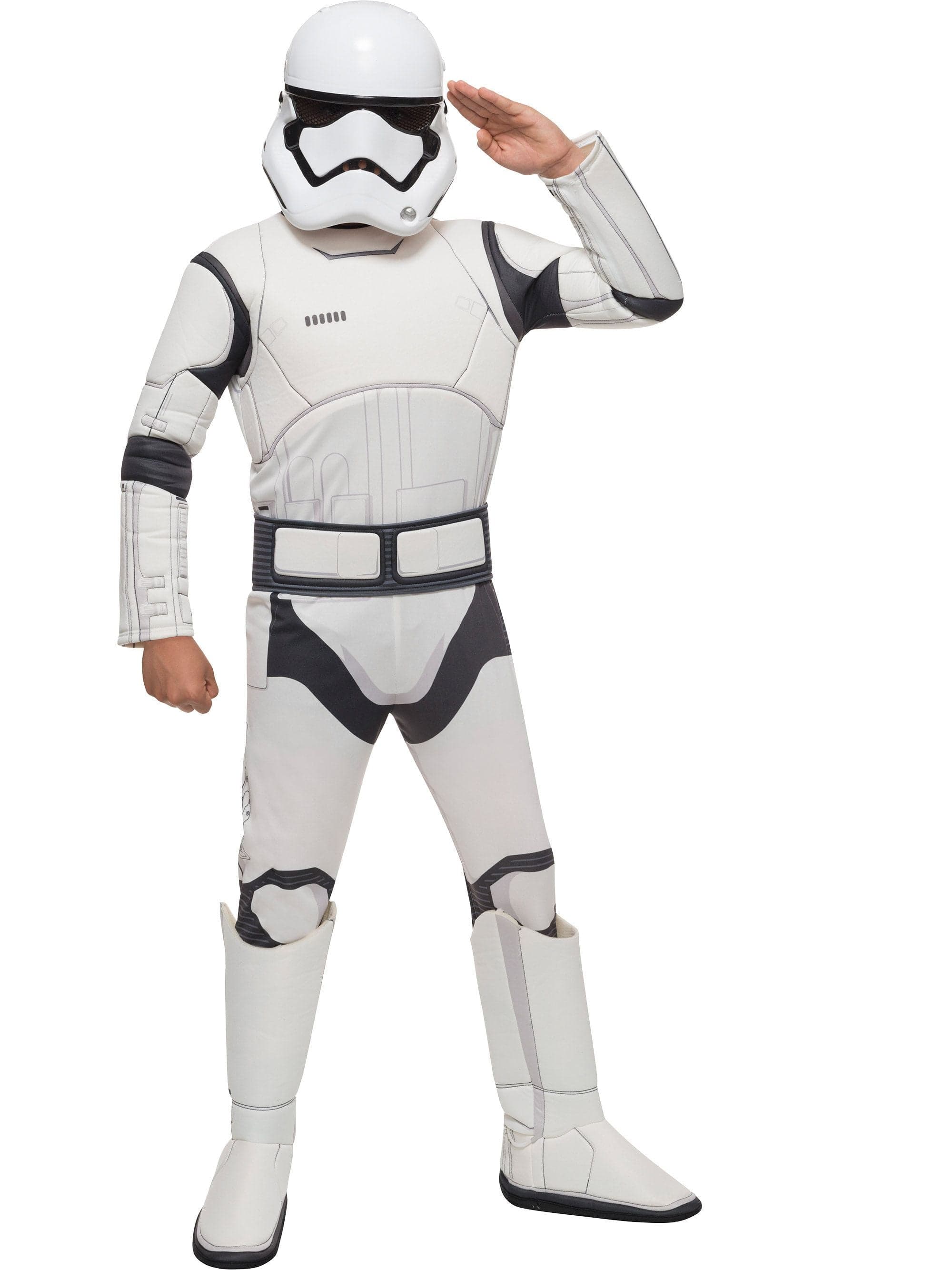 Kids The Force Awakens Stormtrooper Deluxe Costume - costumes.com