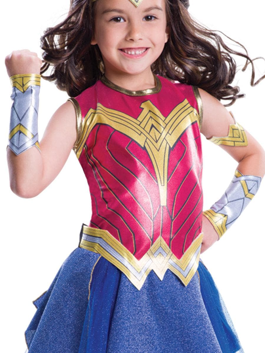 Kids Justice League Wonder Woman Deluxe Costume - costumes.com