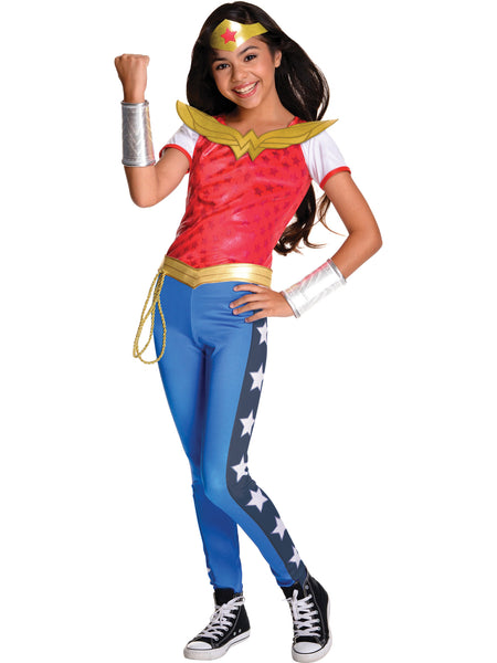 Girls' DC Super Hero Girls Wonder Woman Costume - Deluxe