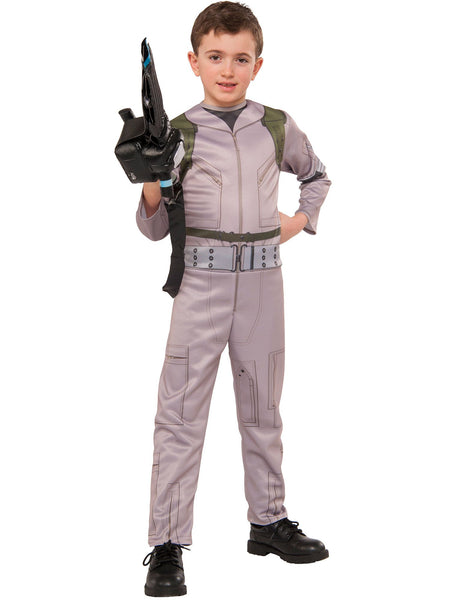 Kids' Ghostbusters Gray Jumpsuit Costume
