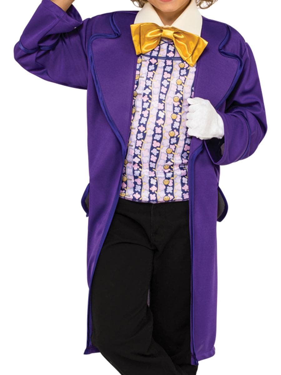 Kids Charlie And The Chocolate Factory Willy Wonka Costume - costumes.com