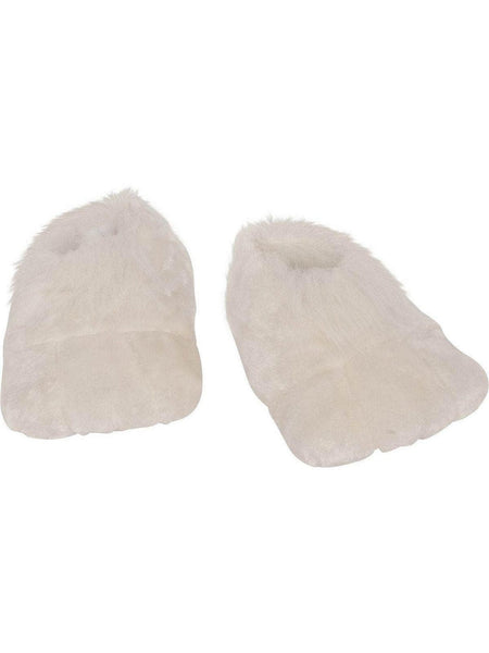 Adult White Fluffy Bunny Slippers