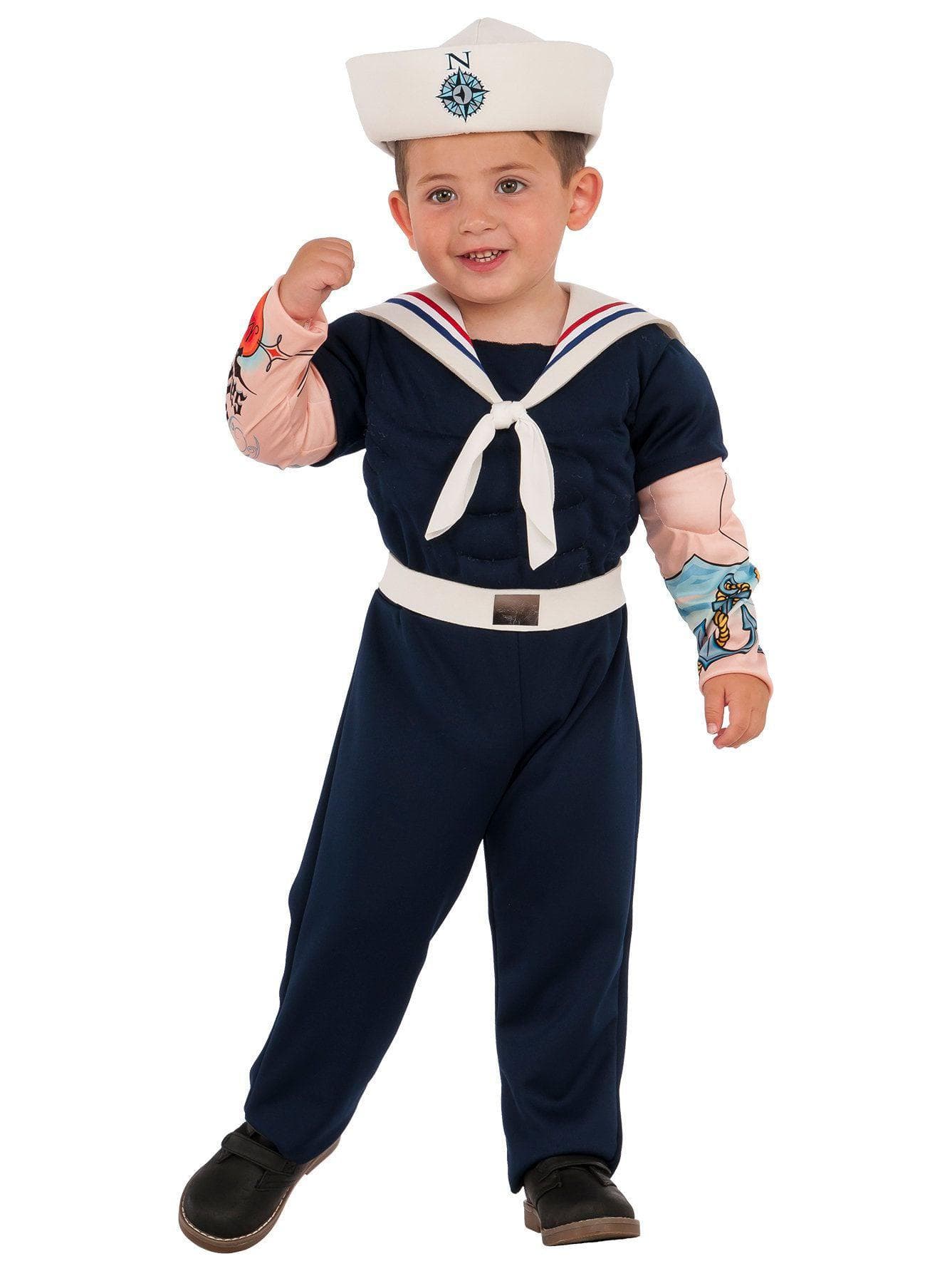 Kids Muscle Man Sailor Costume - costumes.com