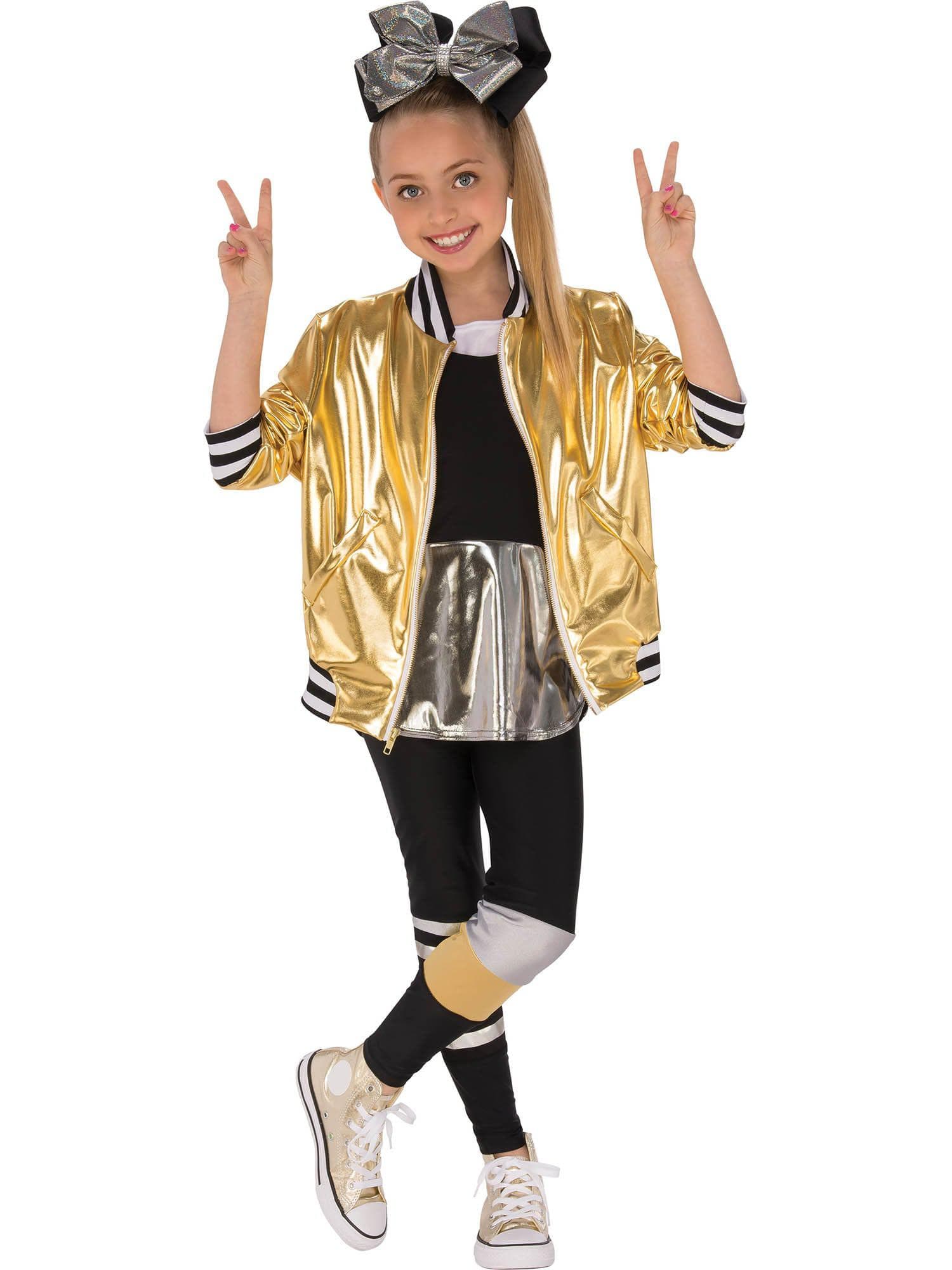 Girls' JoJo Siwa Metallic Dancer Costume - costumes.com