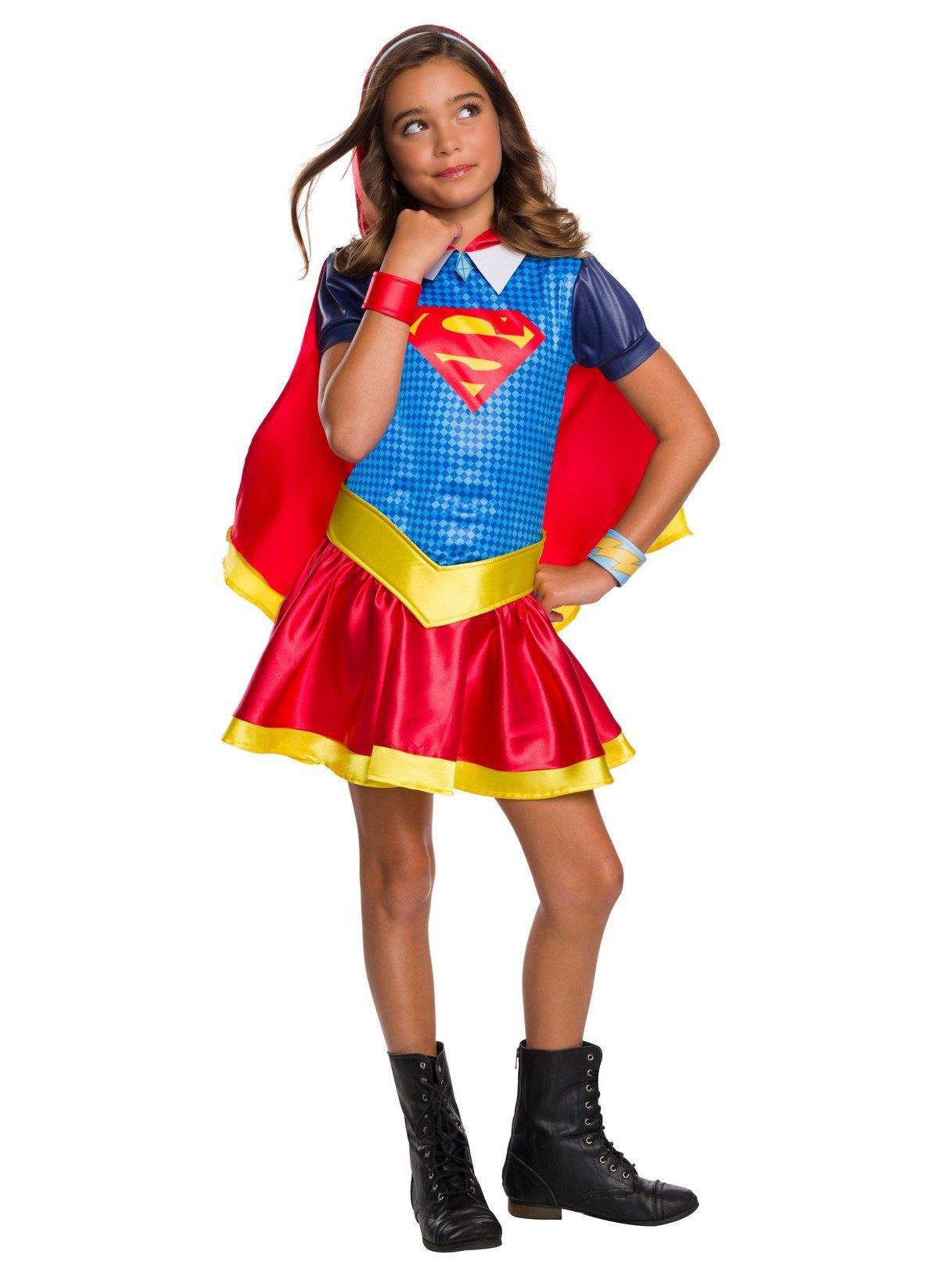 Girls' DC Superhero Girls Supergirl Costume - Economy - costumes.com