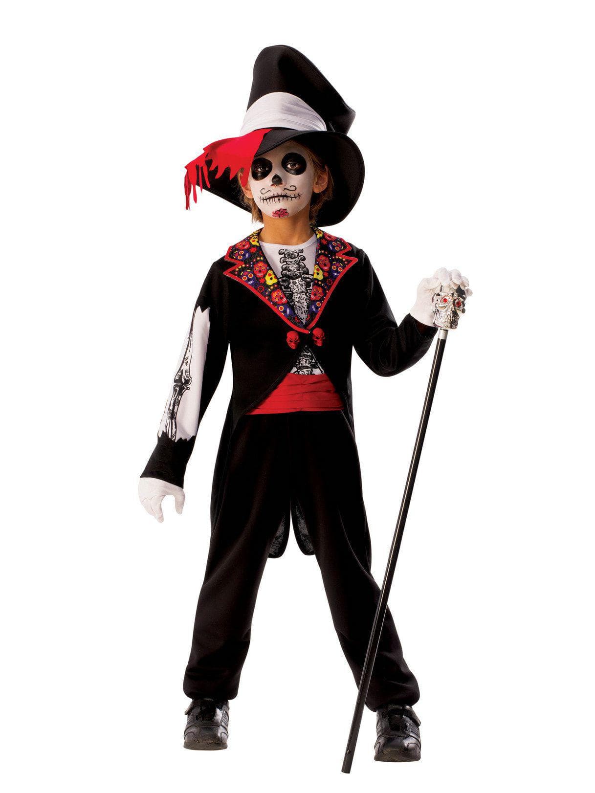 Kids Day Of The Dead Boy Costume - costumes.com