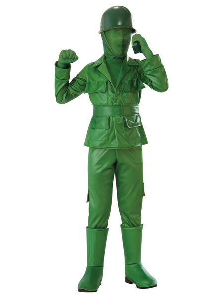Kids Green Army Boy Costume