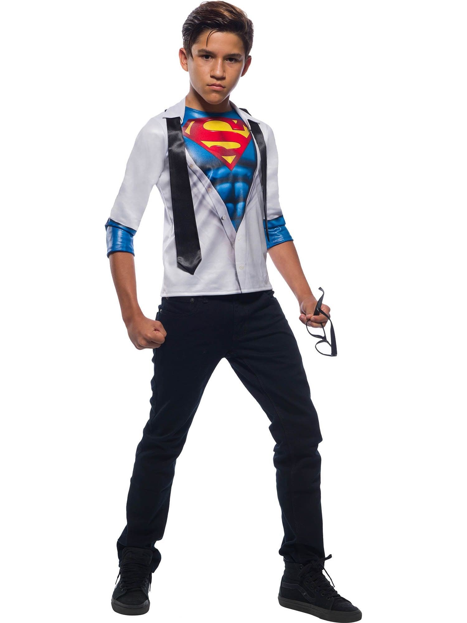 Kids Justice League Superman Costume - costumes.com