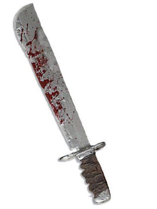Adult Friday The 13th Jason Voorhees Bloody Machete - Deluxe - costumes.com