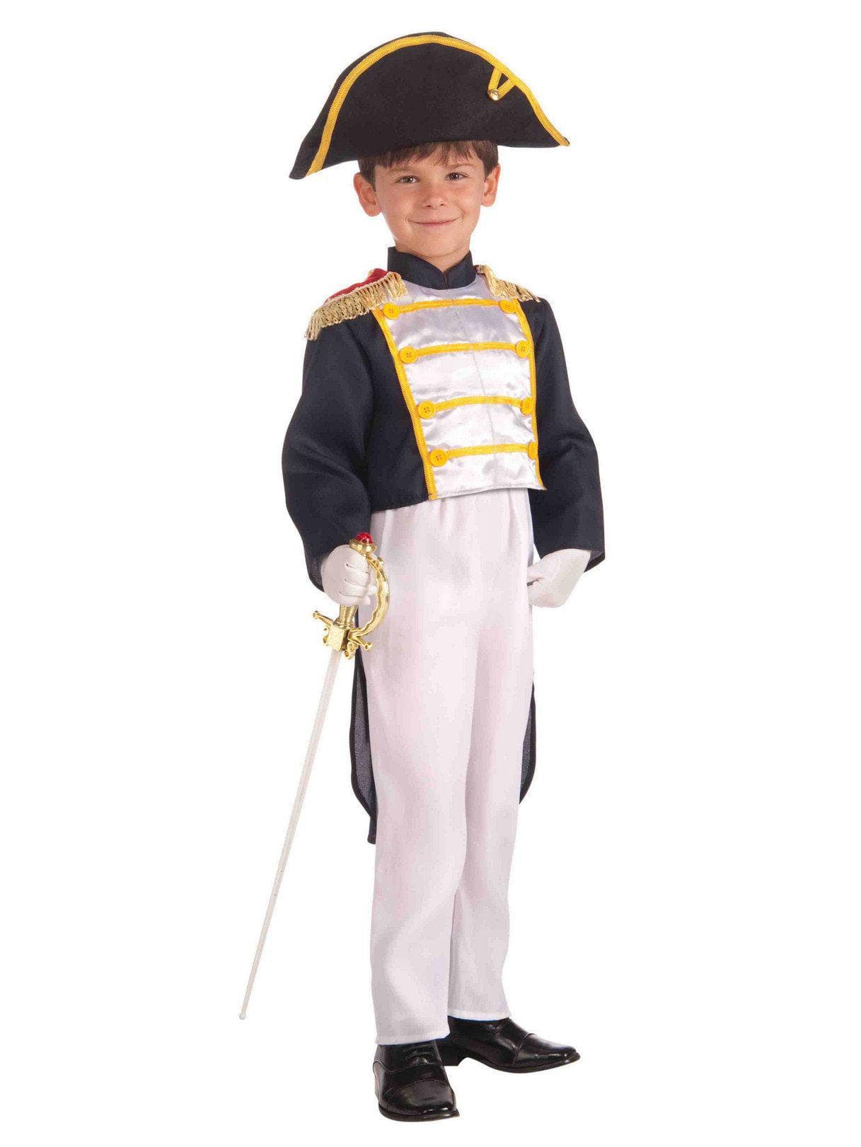 Kid's Colonial General Costume - costumes.com