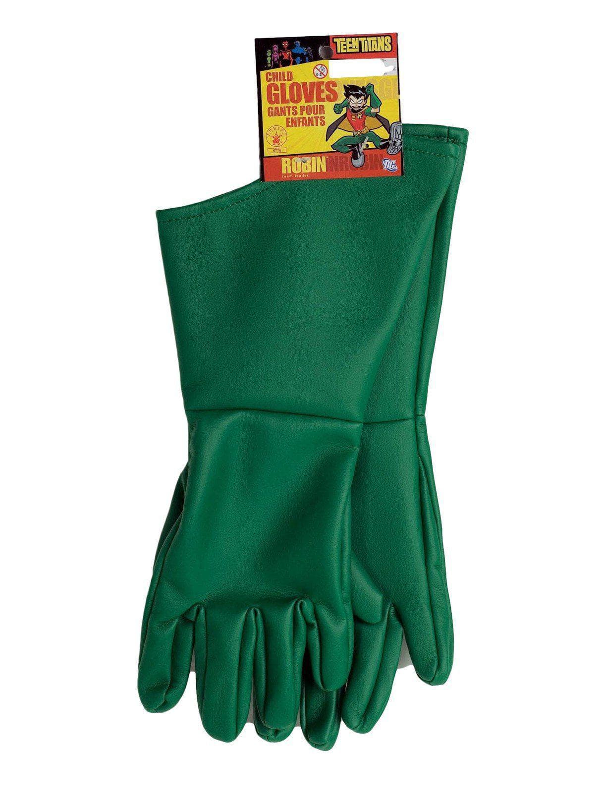 Boys' Teen Titan Robin Gloves - costumes.com